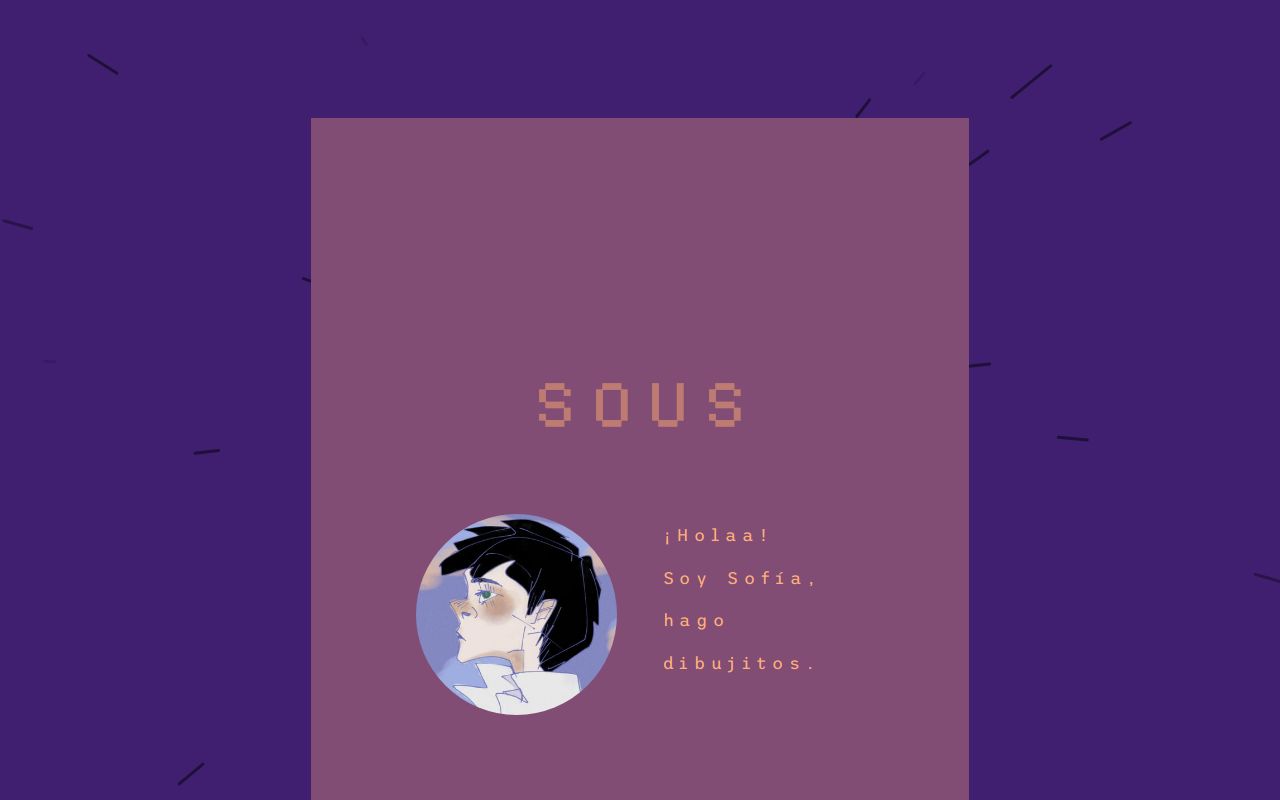 Carrd profile picture for @sous
